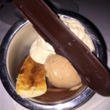 Gluten-free chocolate dessert from Hunt and Fish Club